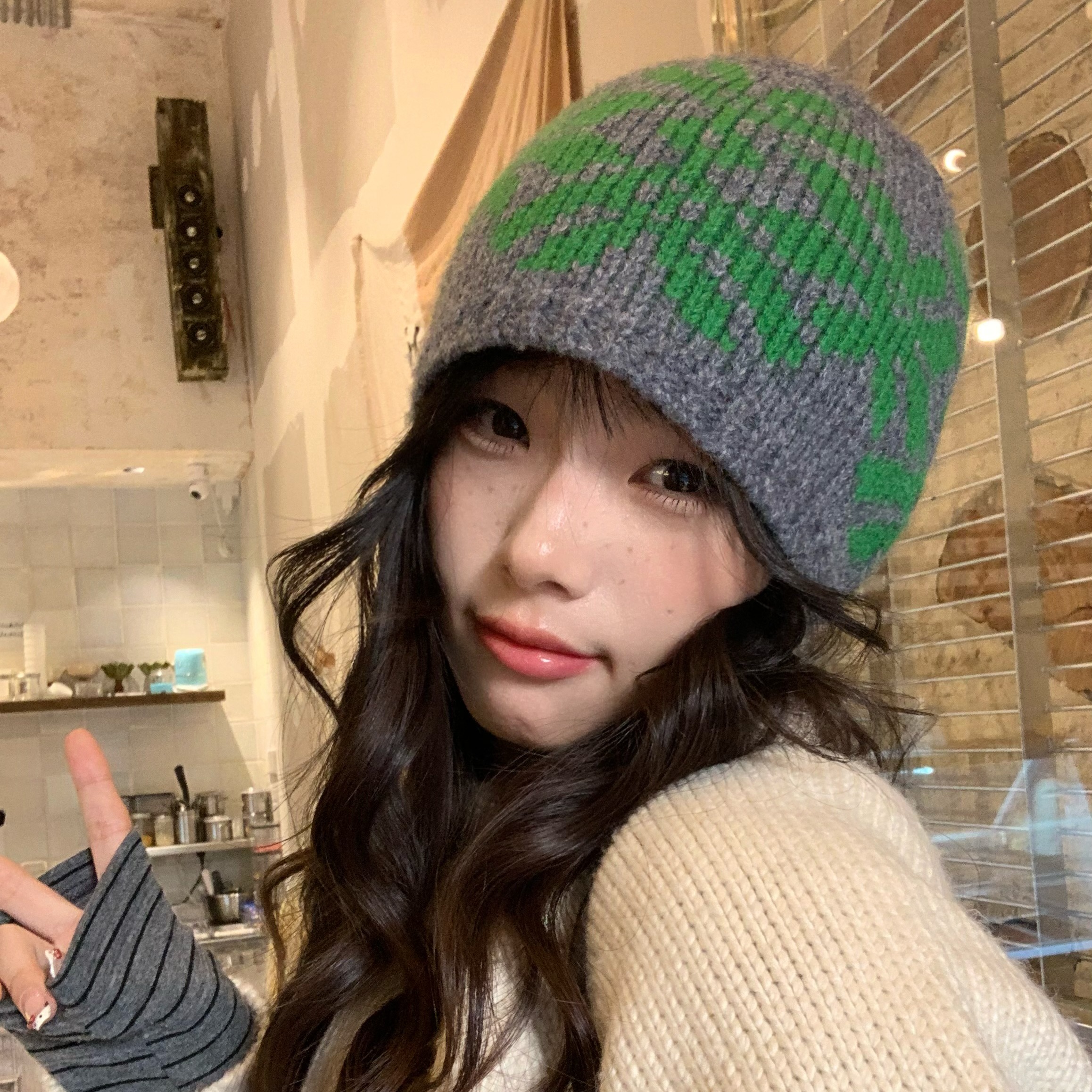 100%羊毛~陈奶奶费尔岛全羊毛帽