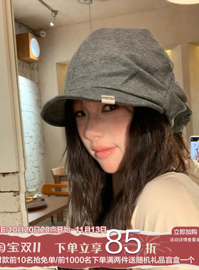 陈奶奶秋冬显脸小报童帽女款
