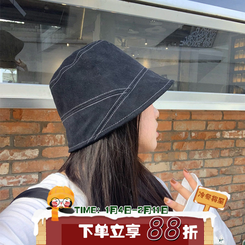 陈奶奶/简单的搭配百搭纯色渔夫帽子秋季女长发前长后短素颜盆帽,服饰配件/皮带/帽子/围巾,帽子,淘宝优惠券,粉丝福利购,淘宝优惠卷