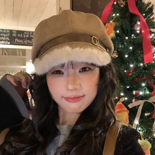 暖绒麂皮~陈奶奶/美式复古八角帽