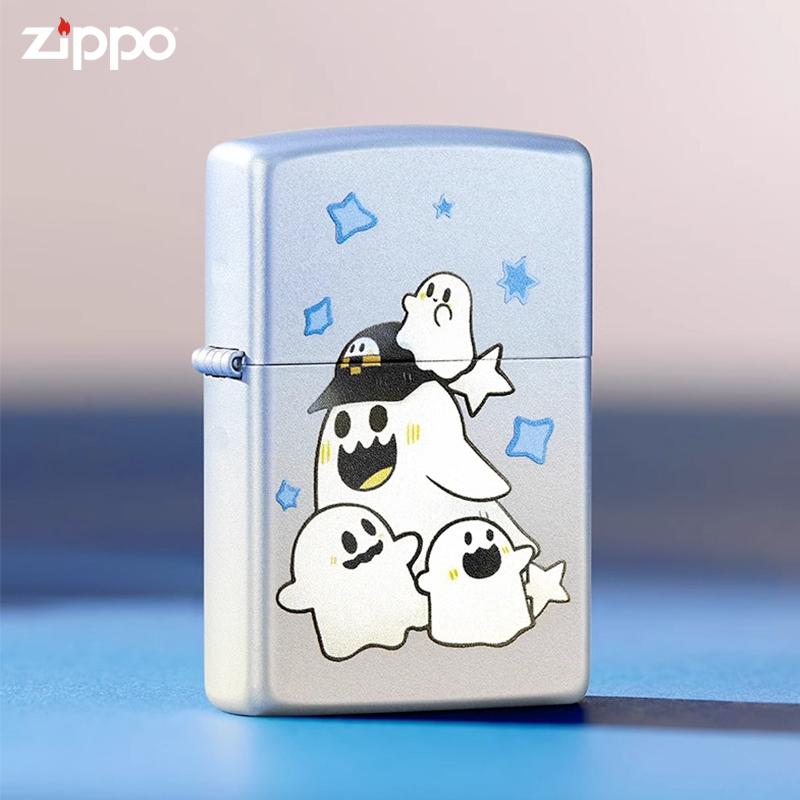 原装正品zippo打火机可爱鬼之宝煤油防风打火机创意礼品送礼物