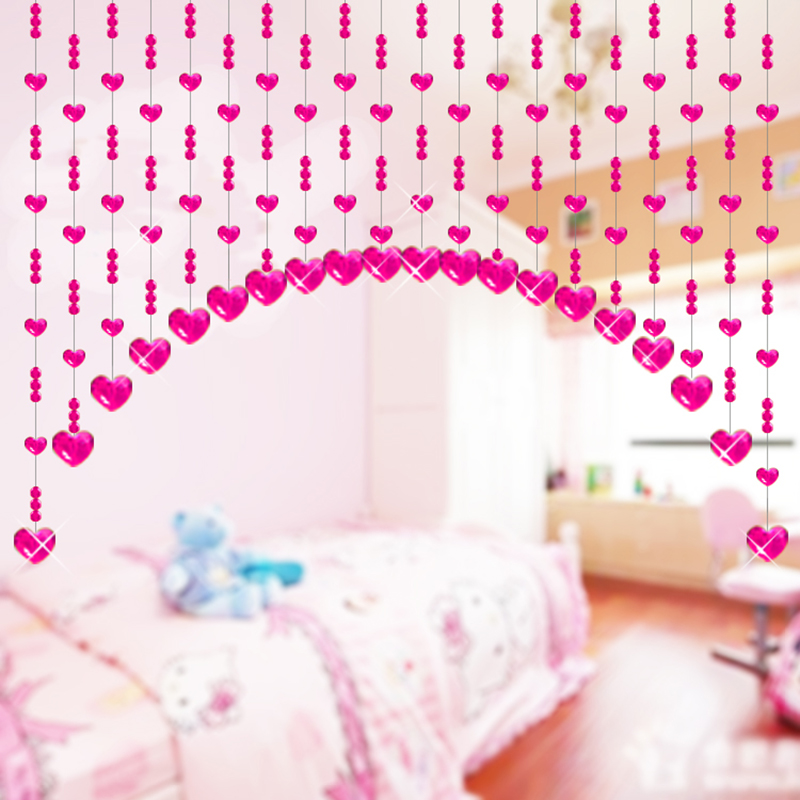 水晶珠帘隔断客厅卧室玄关屏风