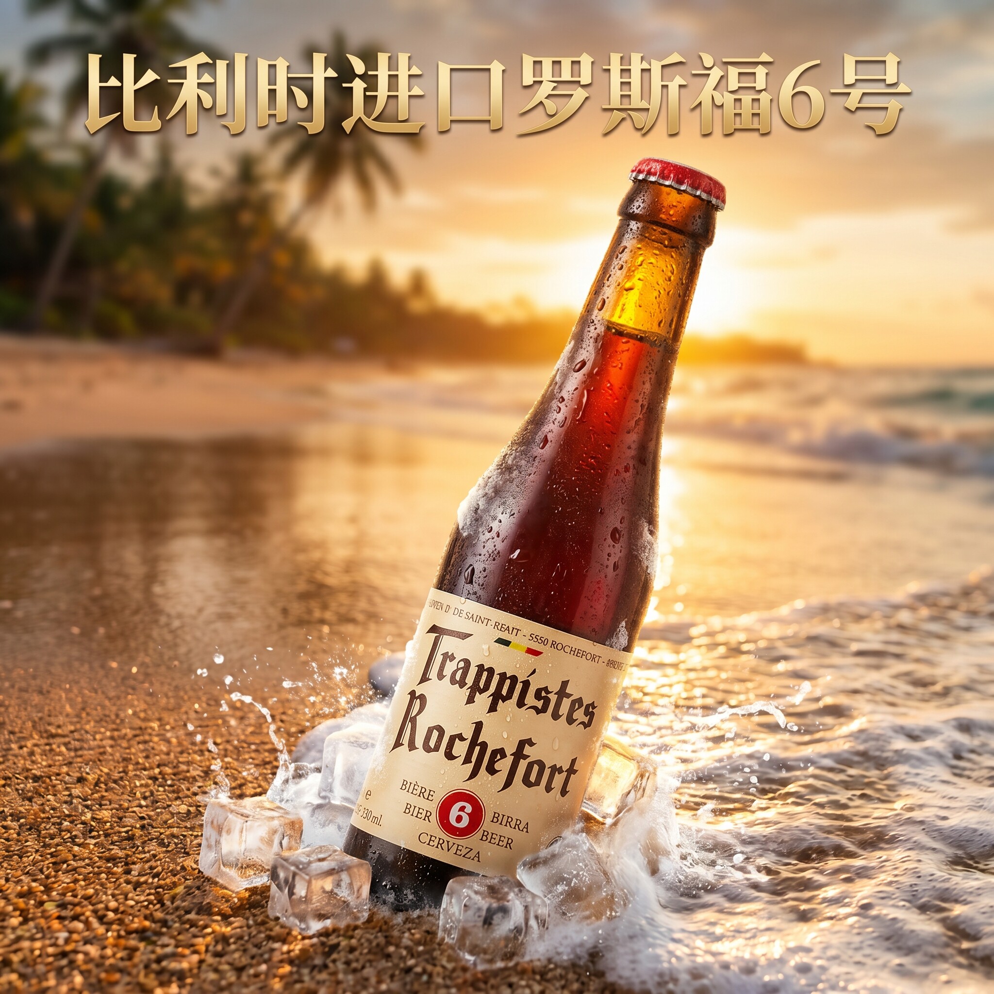 罗斯福修道院6号精酿黑啤330ml*24瓶装比利时进口8号10号组合啤酒
