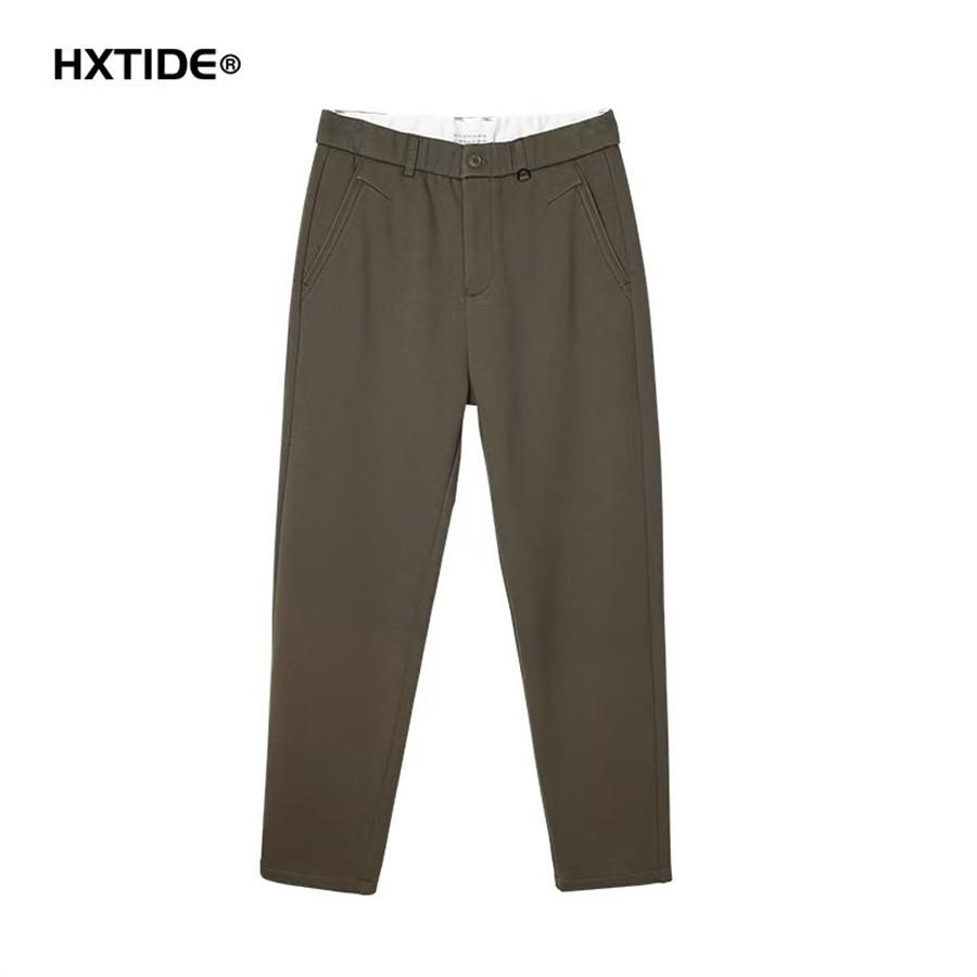 HX狐轩男装秋季新品时尚休闲裤修身小脚裤韩版抗寒保暖运动长裤潮
