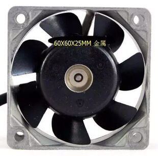 60X60X25MM 6025 24V 6CM 变频器风扇 0.15a 金属耐高温风机