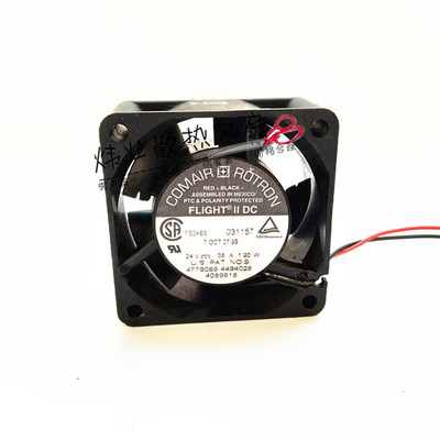 COMAIR ROTRON FS24B3 24V 0.08A 1.90W 6CM 6025 2线 散热风扇
