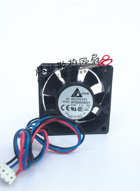 AFB0648SH DC48V 0.17A 正品台达DELTA 6025 6CM三线轴流散热风扇