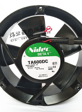 NIDEC TA600DC A34453-33 P/N 956516 12V 1.85A 17CM大风量风扇