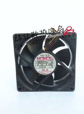 NONOISE F8025H24D2 8厘米 8025 24V 0.09A 三线 变频器风扇
