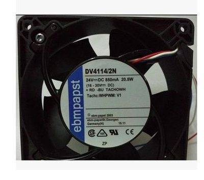 原装德国papst DV4114N 24V 850mA 20.5W 12*12*3.8cm 变频器风扇