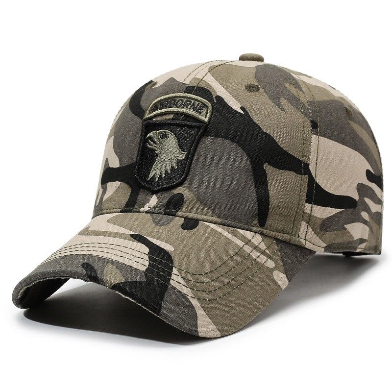 迷彩军绿色棒球帽男士春夏天户外运动跑步旅游爬山防晒鸭舌帽子女