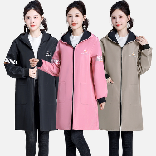 防水加绒新款时尚罩衣