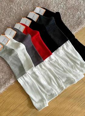 MARCA韩国进口东大门小腿袜女拼接款简单百搭时尚流行堆堆袜新款