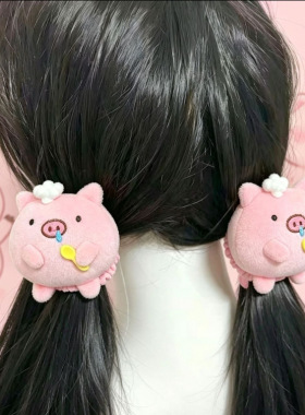 可爱小黄鸡发圈萌系皮筋