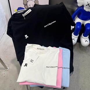 韩国RestAndRecreation短袖 女 T恤RR字母印花短t潮牌宽松纯棉半袖