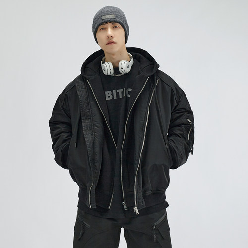 HAMB原创美式飞行员夹克羽绒服