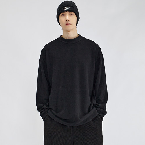 HAMB原创双面暖绒长袖打底衫