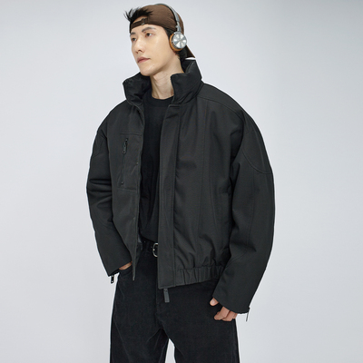 HAMB原创哈灵顿立领羽绒夹克男