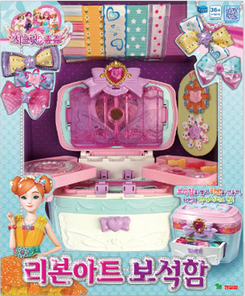 韩国豆子儿童蝴蝶结发卡制作玩具