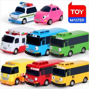 韩国进口TAYO公交车巴士翻斗汽车太有儿童警车消防车搅拌车玩具
