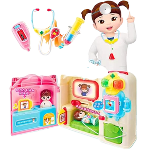 女孩过家家小豆娃娃仿真医生玩具