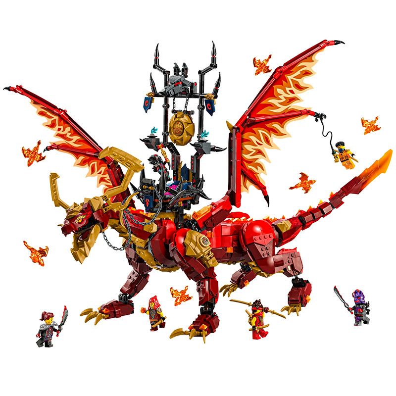 2025新幻影忍者威猛源龙71822龙鞍宝座拼装积木玩具男女孩子礼物