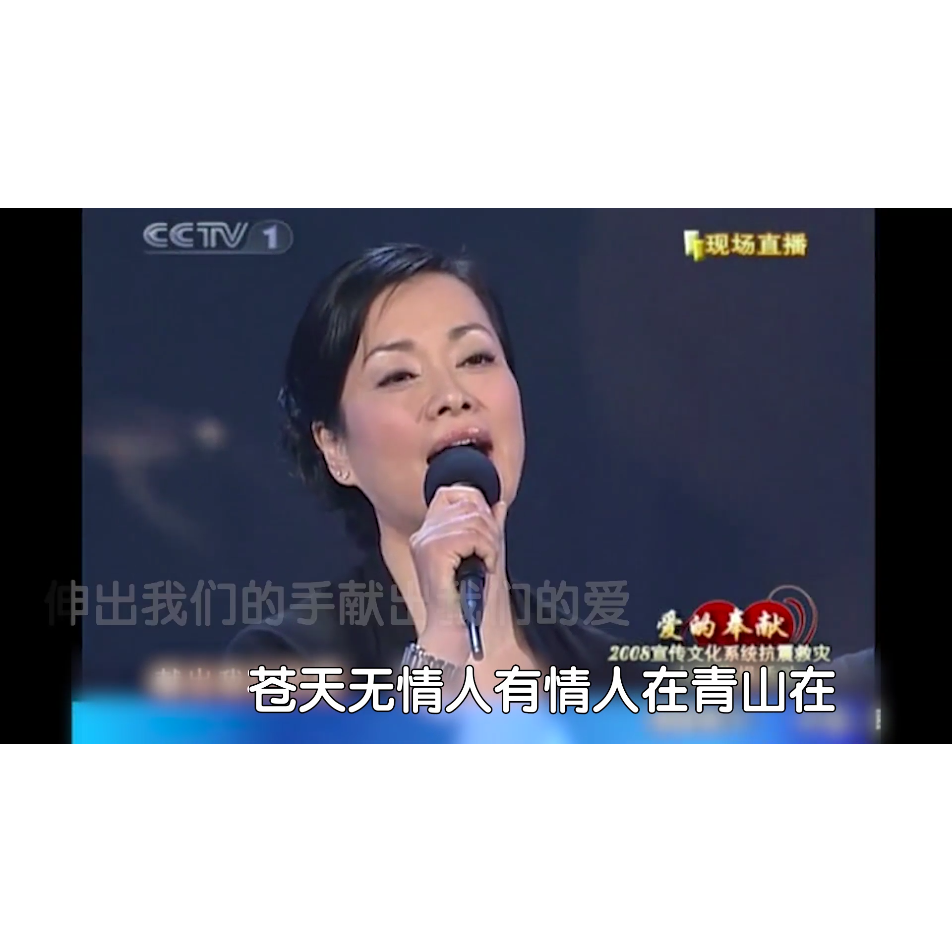 人在青山在 韩红 那英 孙楠 刘欢 韩磊 毛阿敏MP4视频伴奏KTV字幕