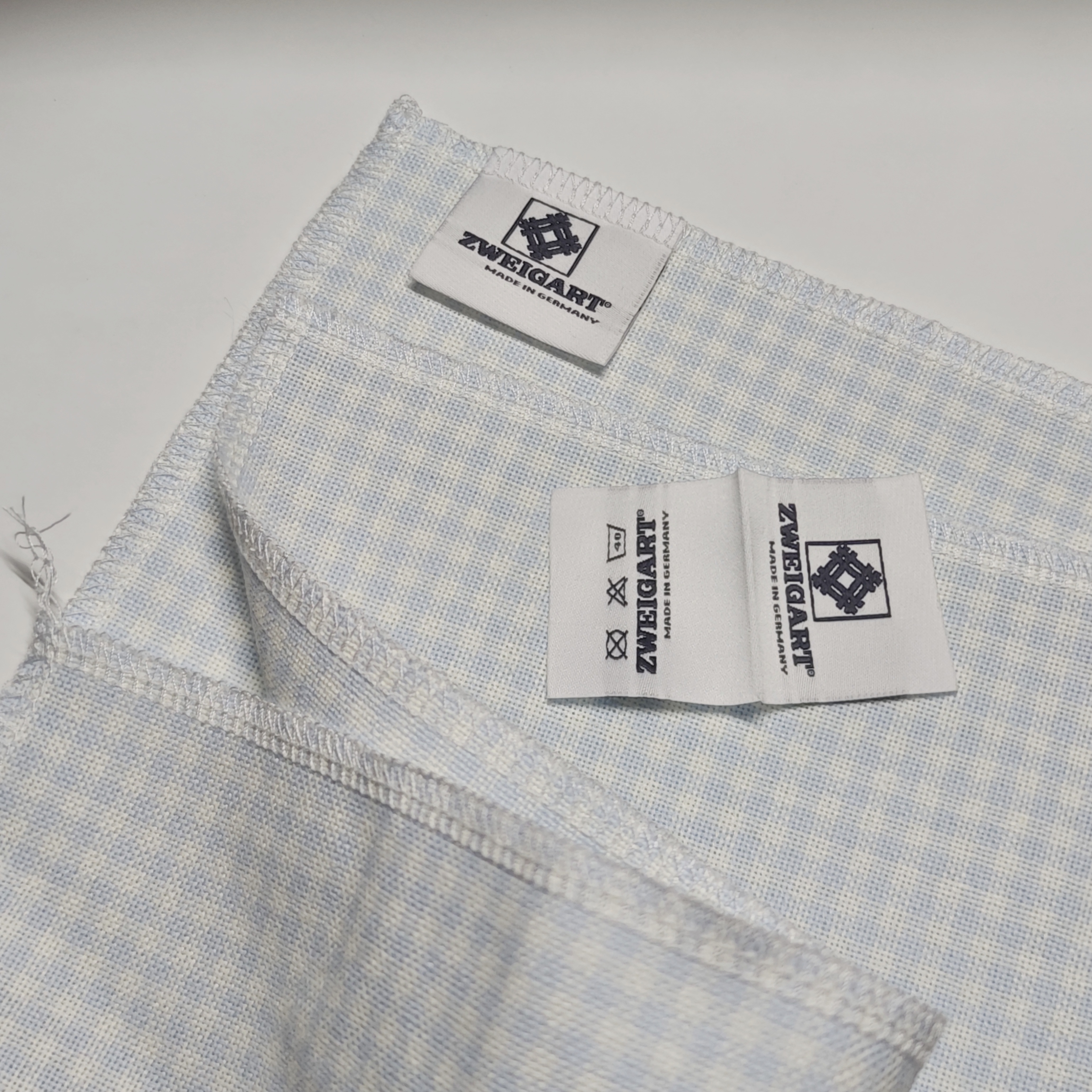 德国zw绣布 锁边洗水唛水洗唛水洗标 随布锁边可拍不单独销售