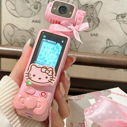 七夕送礼HelloKitty手持运动相机