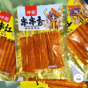 坤能138克串串香一串红开袋即食