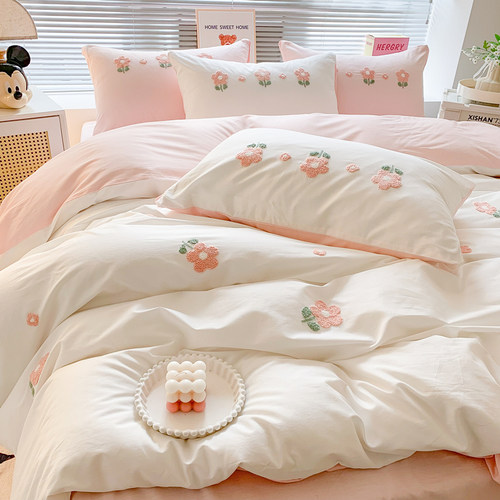 ins风全棉纯棉被套被罩