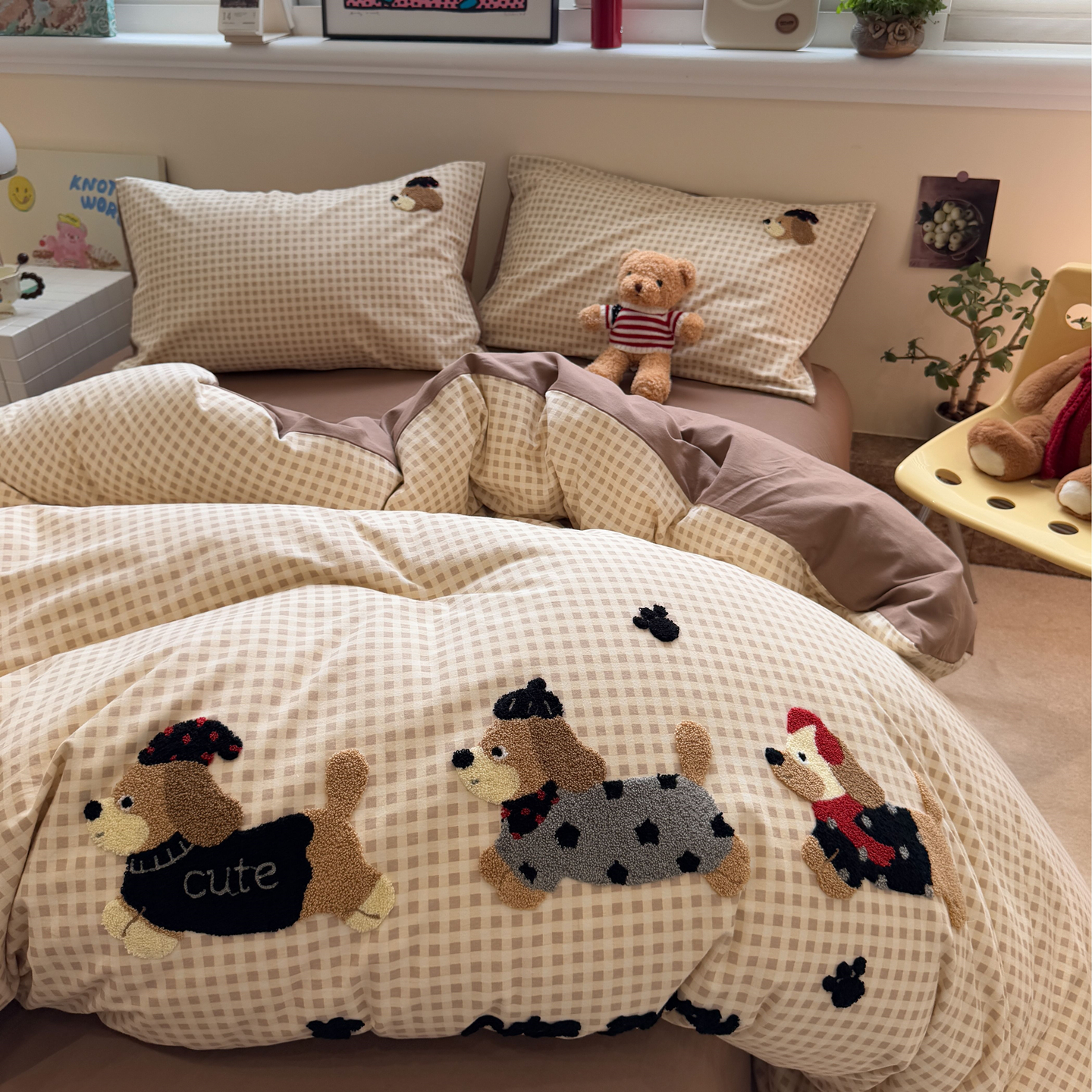 A类母婴级加厚全棉磨毛四件套