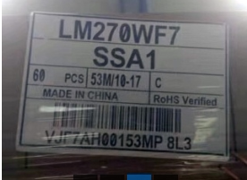 LM270WF7-SSA1 LM270WF7-SSD1/SSD3 SSE1 LM270WF8-SSA1/SSB2SSC1