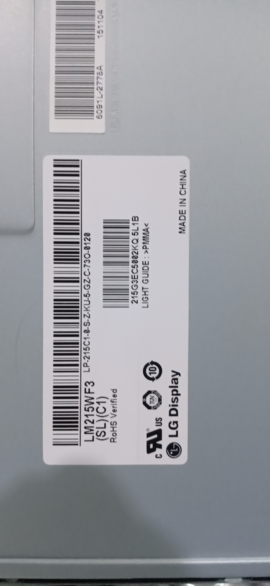 lm230wf7-ssb1/b2/b3 LM238WF5-SSA1/A2/A3/C1 LM215WFA-SSA1触摸