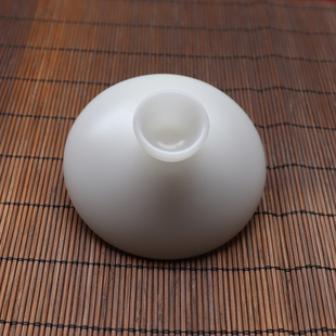 8.4素烧哑光冰种璞玉三才盖碗配盖子白瓷盖子单配 8.2 7.7 7.8