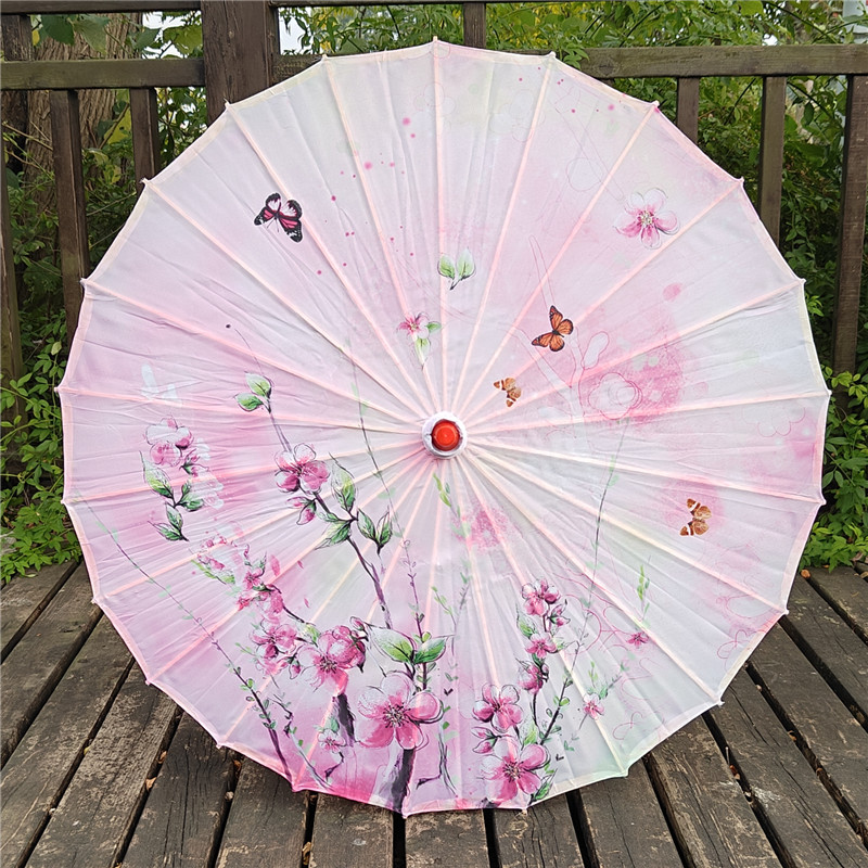 古风汉服演出儿童舞蹈用伞