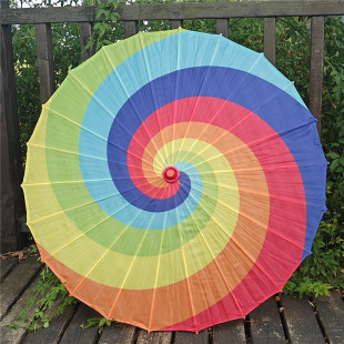 公孙离cos大风车伞道具百舞惊鸿油纸伞古风儿童玉兔公主一舞翩翩