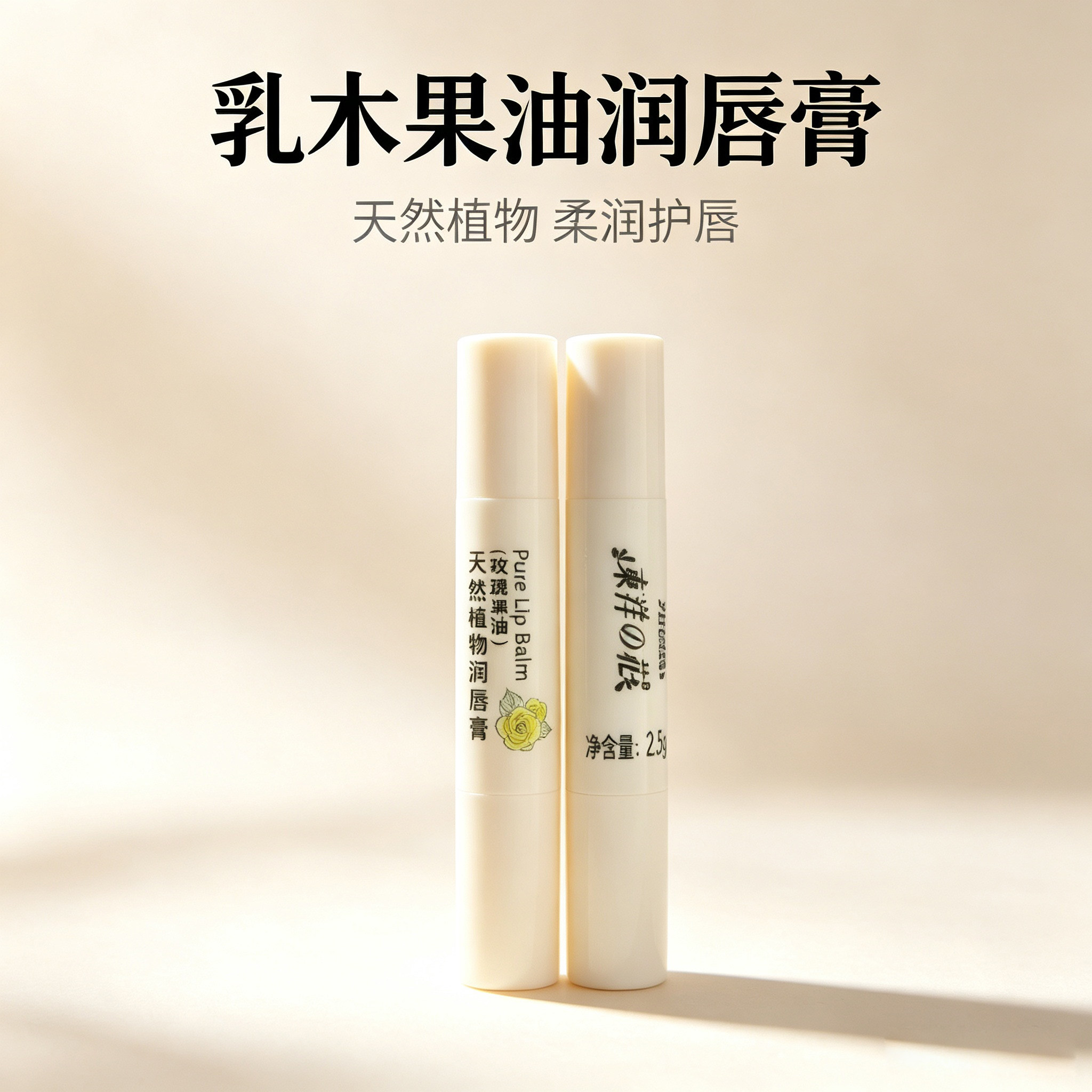 东洋之花润唇膏玫瑰果油