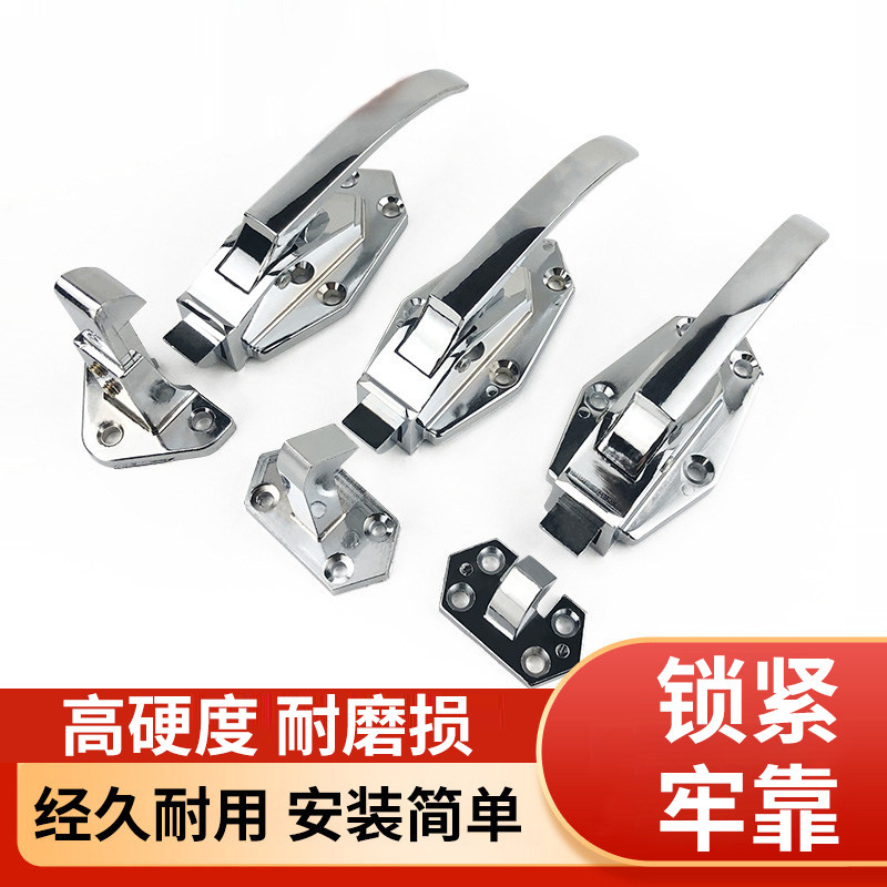 1061冷冻库凸门锁把手烘烤箱门锁工业碰锁6寸锁拉手冷库小门锁