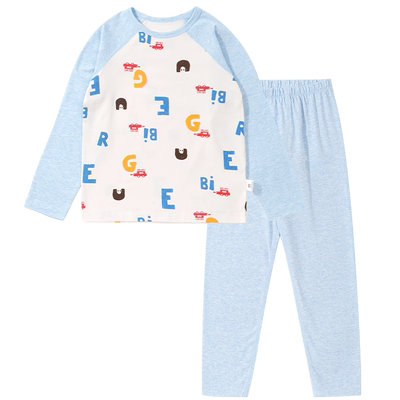 瑁恩瑁爱男童精梳棉秋衣秋裤套装