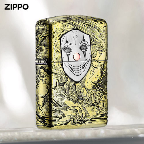 zippo面具人生防风煤油打火机