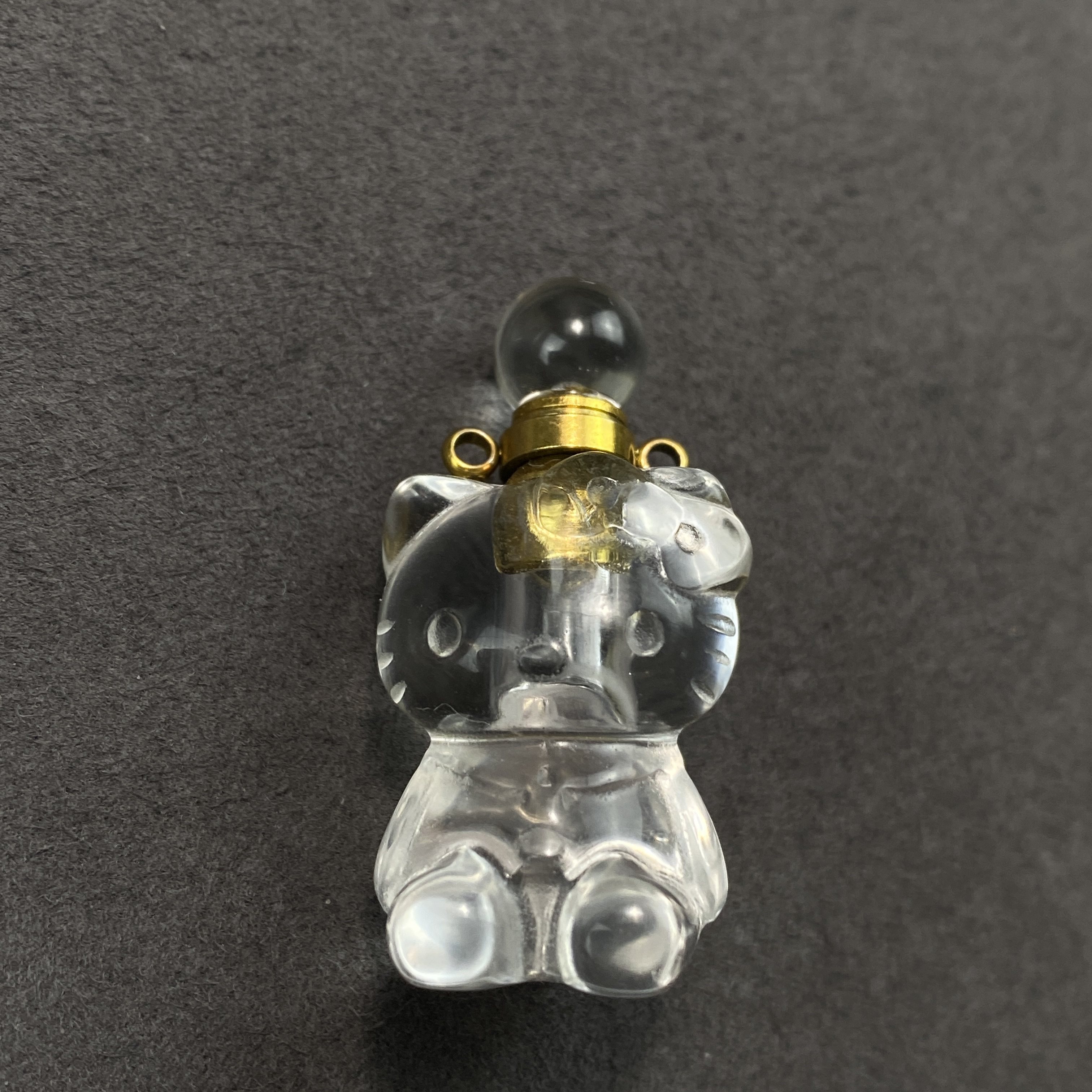 白水晶雕刻KT猫香水瓶空瓶可装香水精油朱砂胎毛男女吊坠,饰品/流行首饰/时尚饰品新,颈饰,淘宝优惠券,粉丝福利购,淘宝优惠卷