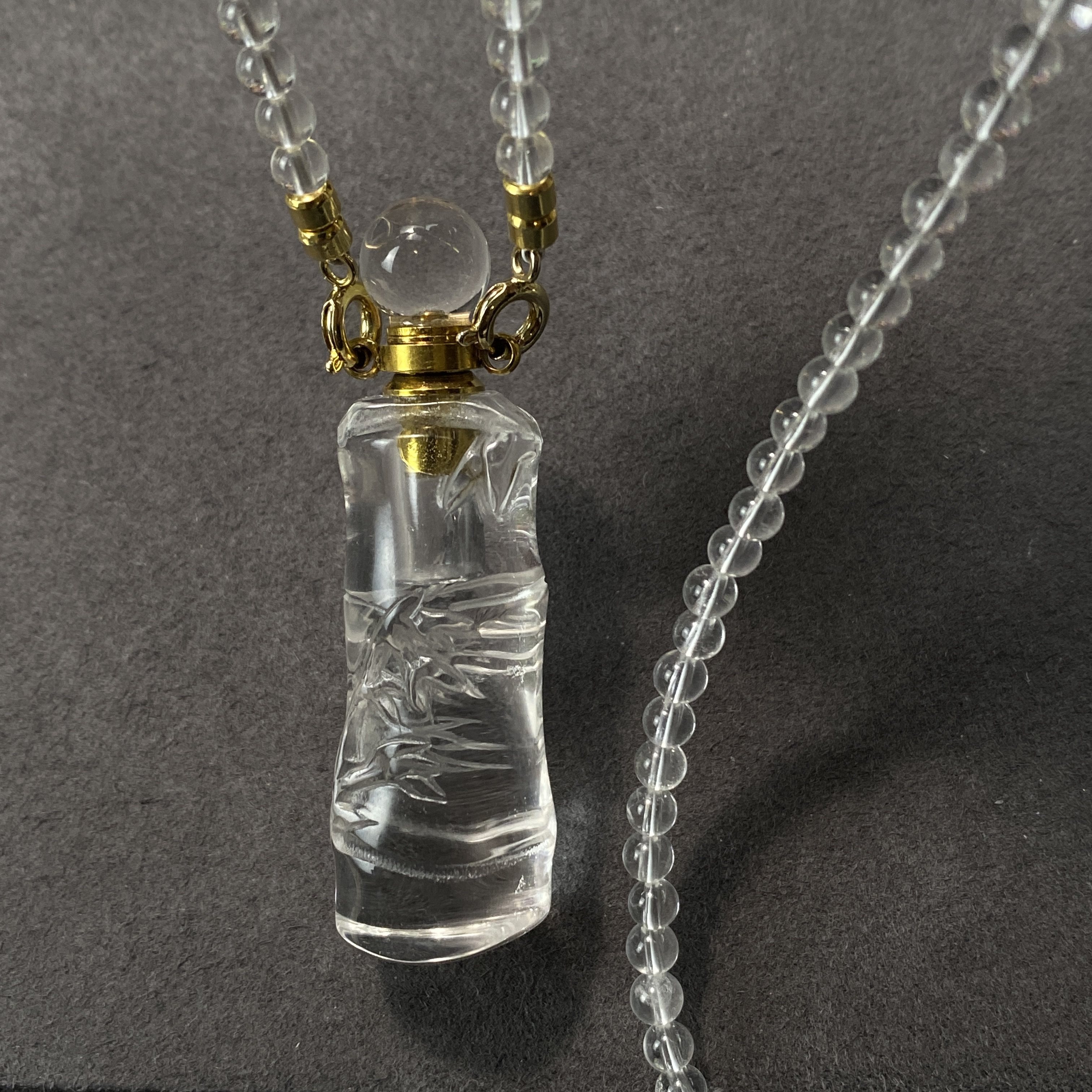 白水晶雕刻竹节香水瓶吊坠可以放粉末空瓶礼物推荐精油空瓶,饰品/流行首饰/时尚饰品新,颈饰,淘宝优惠券,粉丝福利购,淘宝优惠卷
