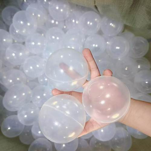 加厚透明海洋球diy手工直径5.5cm 7cm 8cm环保无毒儿童玩具波波球