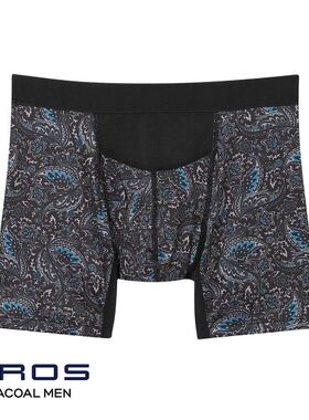 华歌尔BROS男士内裤夏季超薄透气吸汗速干无痕宽松中腰四角内裤