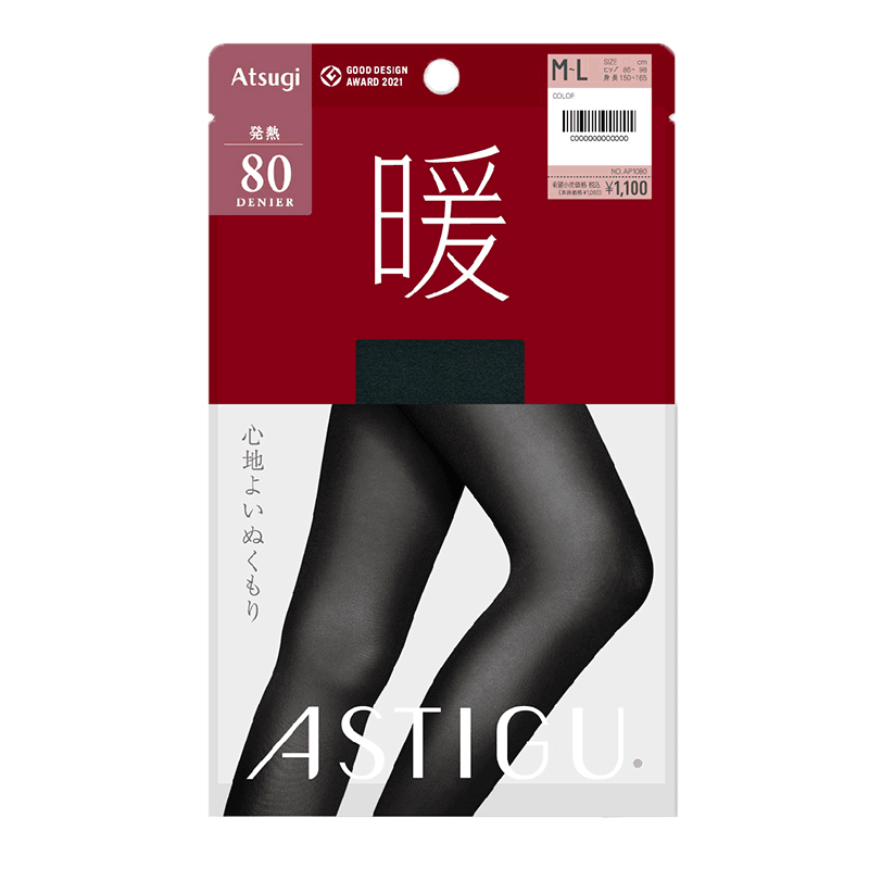 日本丝袜厚木80D保暖女发热秋冬