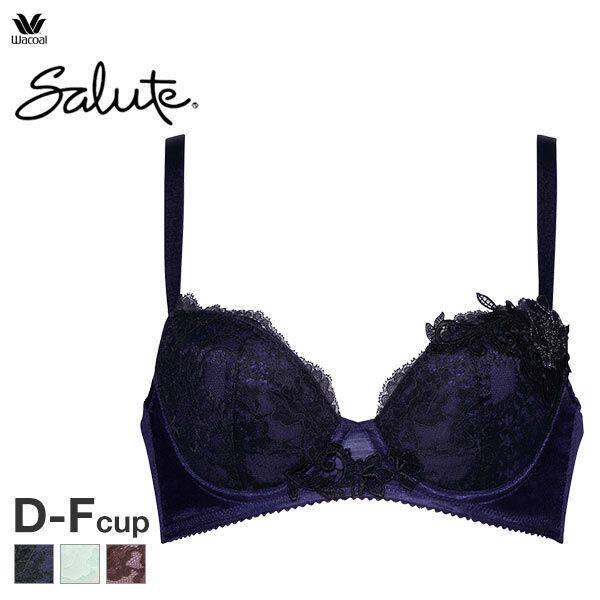 文胸DEF码Wacoal华歌尔Salute 19AW s16系列美胸奢华蕾丝3/4罩杯