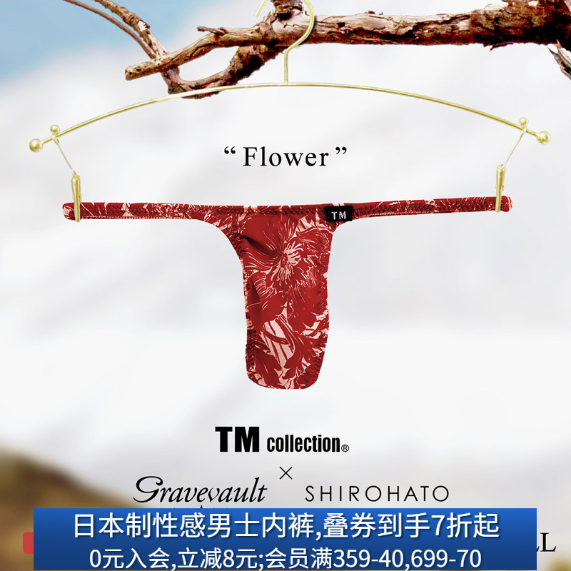 Gravevault日本制性感男士丁字裤
