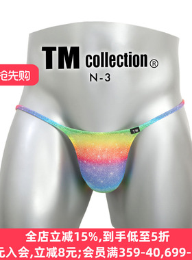 TM collection男士内裤日本制柔软亲肤性感印花细带低腰三角内裤