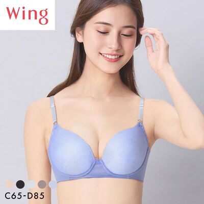 华歌尔Wing内衣女聚拢防下垂夏季薄款吸汗速干透气凉感无痕文胸罩